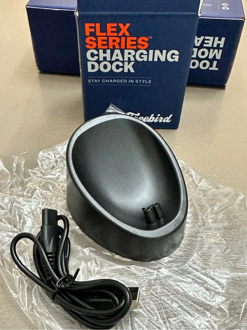 Freebird FlexSeries Electric Head Shaver Kit + Charging Dock - Open Box New